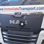 Immediate Transport Acquires New MAN TGX 6 Tractor Unit